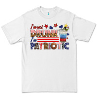 White i'm not drunk i'm patriotic Premium Tee - HRA Design Shop