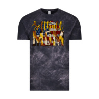 Cloud Black softball mom Vintage Tee - Jasminsmagicworld