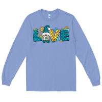 Colony Blue love winter gnome Long Sleeve Tee - NancyCooperArtShop