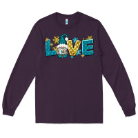 Plum love winter gnome Long Sleeve Tee - NancyCooperArtShop