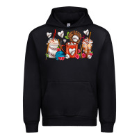 Black Baseball Coffee Cups Urban Hoodie - FaDigitalArtStudio