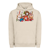 Pigment French Oak Baseball Coffee Cups Urban Hoodie - FaDigitalArtStudio