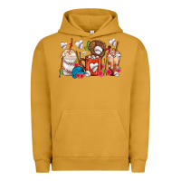 Pigment Peanut Butter Baseball Coffee Cups Urban Hoodie - FaDigitalArtStudio