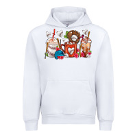 White Baseball Coffee Cups Urban Hoodie - FaDigitalArtStudio