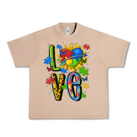 Burro autism love Urban Heavy Tee - MaliasSmallBusiness
