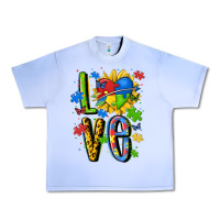 Grape Ice autism love Urban Heavy Tee - MaliasSmallBusiness