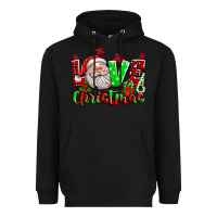 Black love christmas santa Heavyweight Hoodie - texasbilliewilder