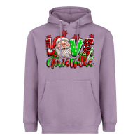 Lavender love christmas santa Heavyweight Hoodie - texasbilliewilder