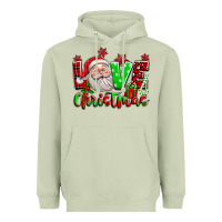 Matcha love christmas santa Heavyweight Hoodie - texasbilliewilder