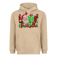 Mushroom love christmas santa Heavyweight Hoodie - texasbilliewilder
