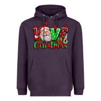 Plum love christmas santa Heavyweight Hoodie - texasbilliewilder