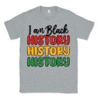 Heather Grey i am black history Classic Tee - MaliasSmallBusiness