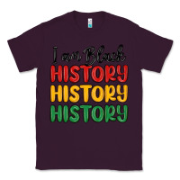 Plum i am black history Classic Tee - MaliasSmallBusiness