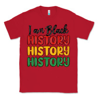 Red i am black history Classic Tee - MaliasSmallBusiness