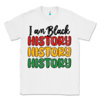 White i am black history Classic Tee - MaliasSmallBusiness