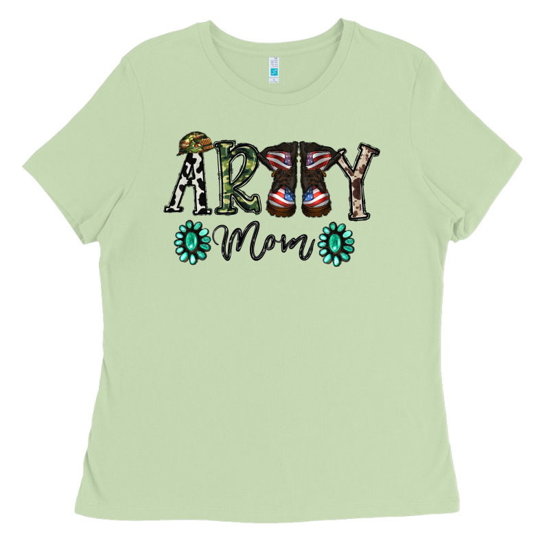 Army Mom Ladies Tee by SublimationCraftShop | Teevron
