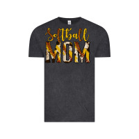 Vintage Black softball mom Vintage Tee - Jasminsmagicworld