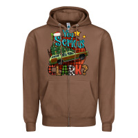 Chestnut you serious clark with christmas car Zipper Hoodie - Jasminsmagicworld