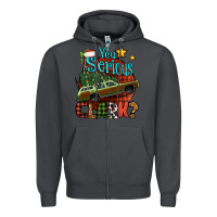 Smoke you serious clark with christmas car Zipper Hoodie - Jasminsmagicworld