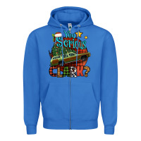 True Royal you serious clark with christmas car Zipper Hoodie - Jasminsmagicworld