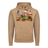 Vintage Coffee Christmas coffee cups with Beagle Vintage Hoodie - RanaPortraitStore
