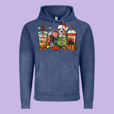 Christmas Coffee Cups With Beagle Vintage Hoodie Designed By Ranaportraitstore