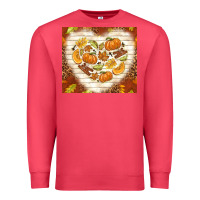 Cardinal fall heart with leopard Premium Sweatshirt - TumblerDesignByShophia