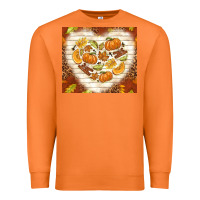 Carrot fall heart with leopard Premium Sweatshirt - TumblerDesignByShophia