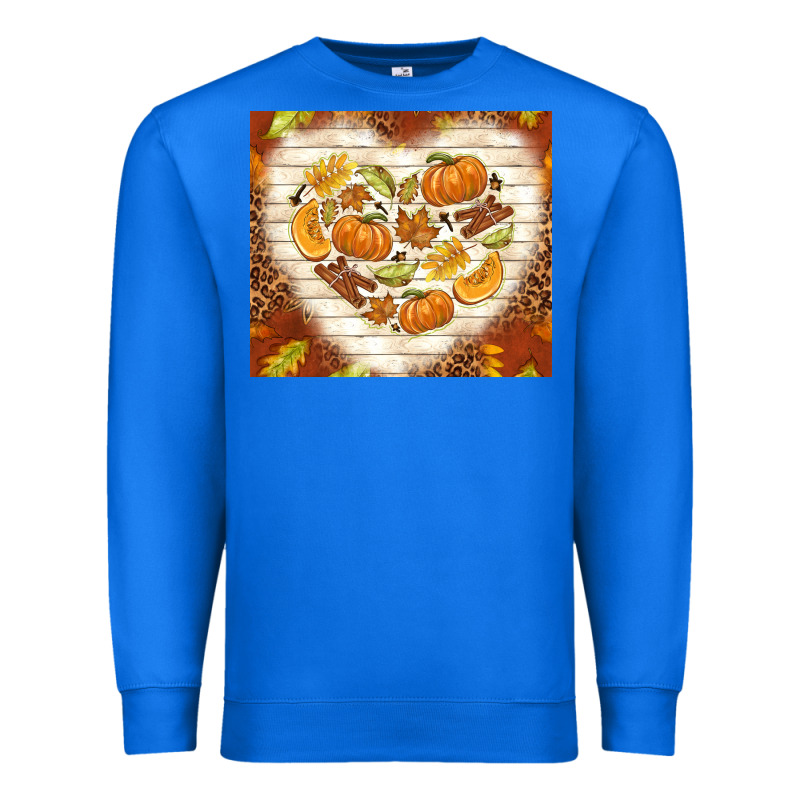 Fall Heart With Leopard Premium Sweatshirt by TumblerDesignByShophia | Teevron