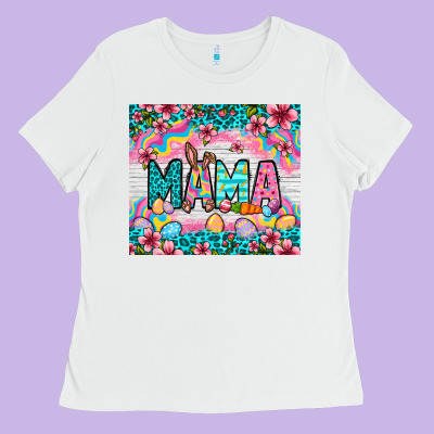 Easter Mama Leopard Tumbler Easter Day Ladies Tee Designed By Neo Western