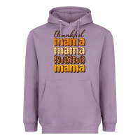 Lavender Thankful mama Heavyweight Hoodie - NancyCooperArtShop