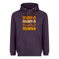Plum Thankful mama Heavyweight Hoodie - NancyCooperArtShop