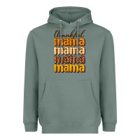 Sage Thankful mama Heavyweight Hoodie - NancyCooperArtShop