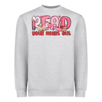 Heather Grey read your heart out Heavyweight Sweatshirt - MaliasSmallBusiness