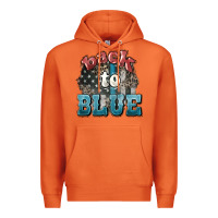 Carrot Back to blue 4th of july Premium Hoodie - HowdyJamesFarm
