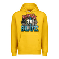 Lemon Back to blue 4th of july Premium Hoodie - HowdyJamesFarm