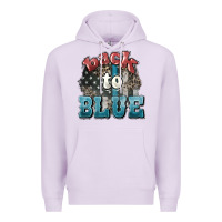 Lilac Back to blue 4th of july Premium Hoodie - HowdyJamesFarm