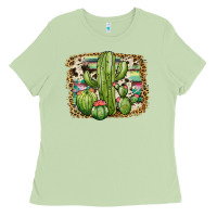 Matcha serape cowhide cactus Ladies Tee - JahusDesignShop