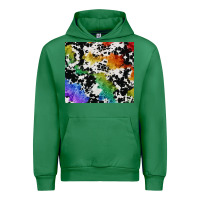 Emerald rainbow pride cowhide tumbler Urban Hoodie - FaDigitalArtStudio