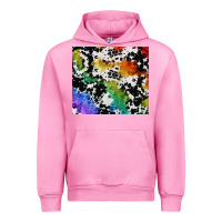 Fuchsia Pink rainbow pride cowhide tumbler Urban Hoodie - FaDigitalArtStudio