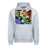 Heather Grey rainbow pride cowhide tumbler Urban Hoodie - FaDigitalArtStudio