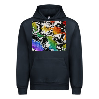 Navy rainbow pride cowhide tumbler Urban Hoodie - FaDigitalArtStudio