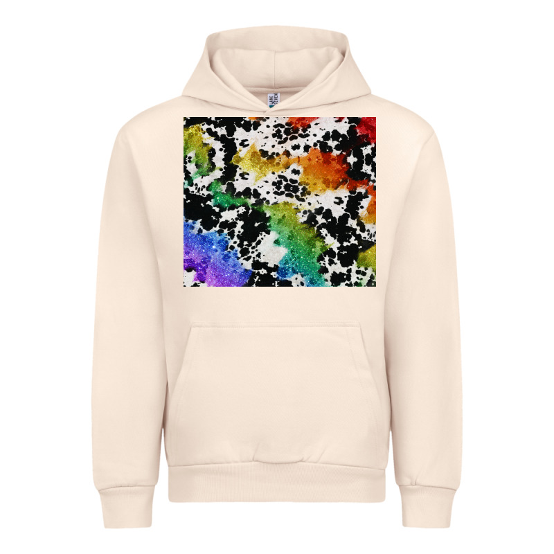 Rainbow Pride Cowhide Tumbler Urban Hoodie by FaDigitalArtStudio | Teevron