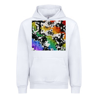 White rainbow pride cowhide tumbler Urban Hoodie - FaDigitalArtStudio