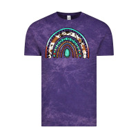 Cloud Purple western rainbow Vintage Tee - Jasminsmagicworld