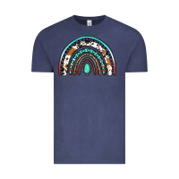 Vintage Denim western rainbow Vintage Tee - Jasminsmagicworld