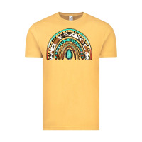 Vintage Mustard western rainbow Vintage Tee - Jasminsmagicworld