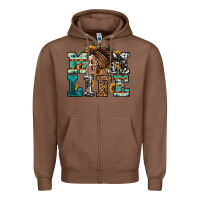 Chestnut western momlife skull with bandana Zipper Hoodie - Jasminsmagicworld