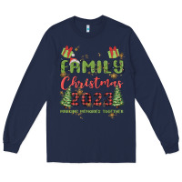 Navy custom family christmas 2023 marking memories toge Long Sleeve Tee - MaliasSmallBusiness