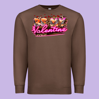 Be My Valentine Premium Sweatshirt Designed By Howdyjamesfarm